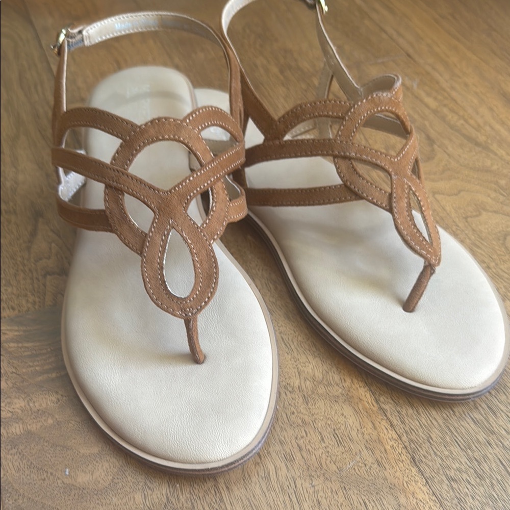 Brown Suede Sandals